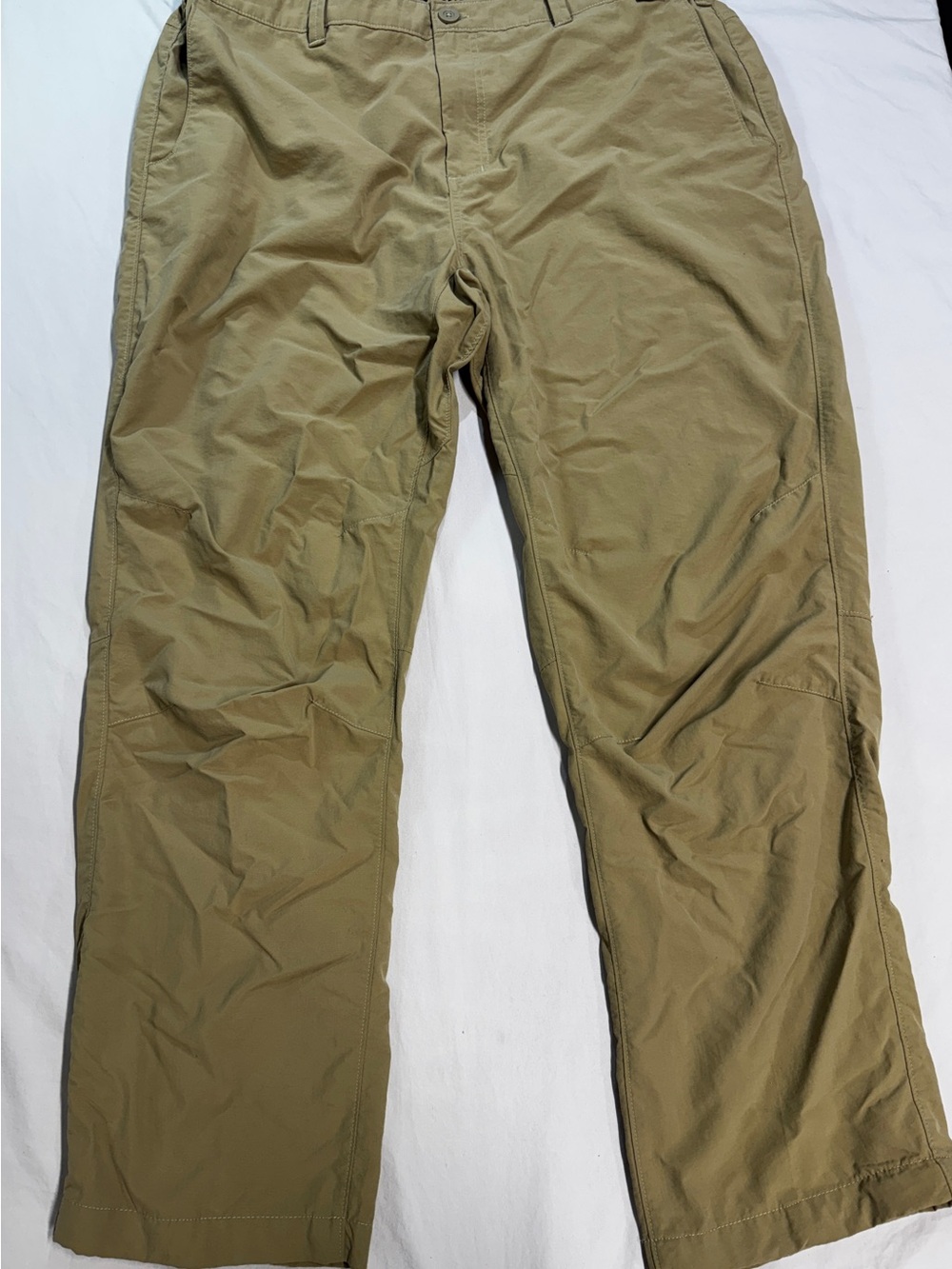 Simms Superlight Fishing Pants Mens 40 Tan Khaki Articulated Knee Outdoor Hiking